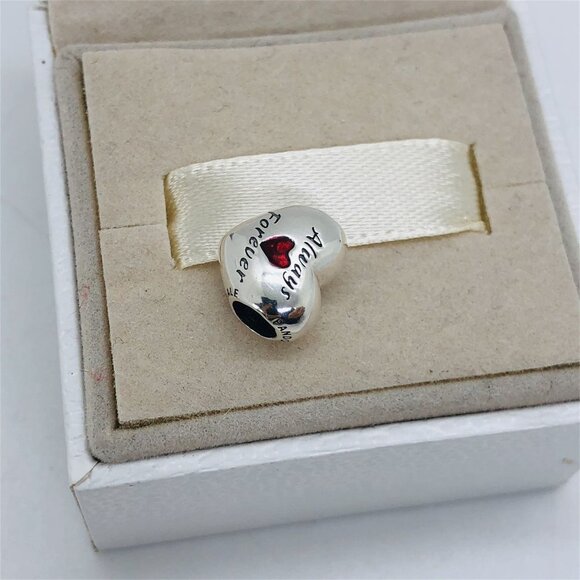 🧜🏾♀️🎀Pandora Disney Mickey & Minnie Mouse Kiss Dangle Charm - Picture 5 of 5